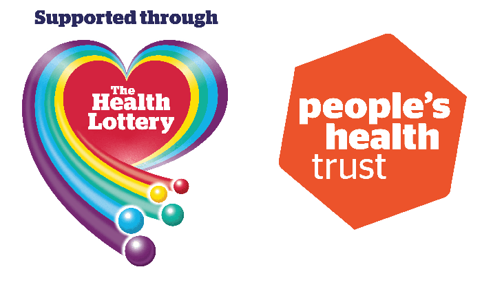 The Health Lottery and People's Health Trust logos
